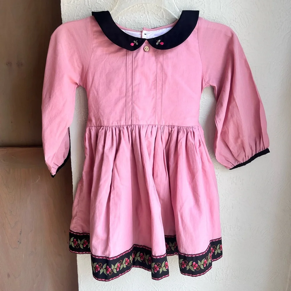 well dressed wolf pink dress Girls WDW Well Dressed Wolf Pink Coral Julia Dress Size 8 NWT